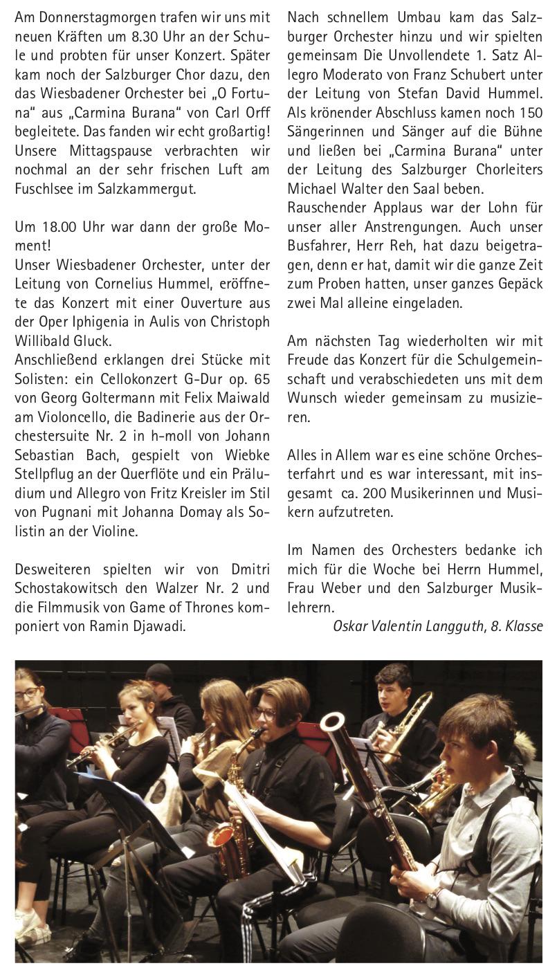 Bericht von Valentin Langguth
